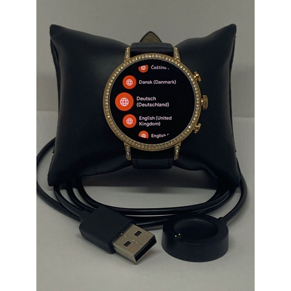 Fossil Gen 4 Authentic Digital Dial Smart Watch Custom Band FTW6015 QT473